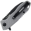 Schrade Tenacity Linerlock - Gray Aluminum Handle