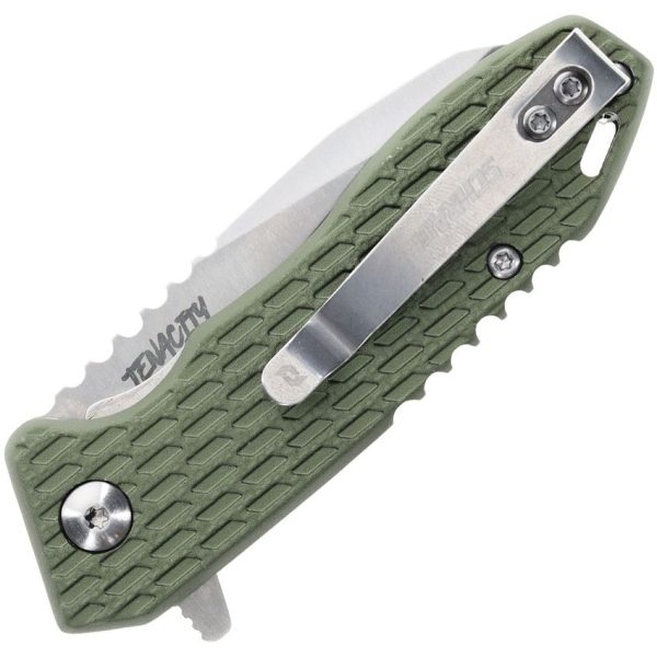 Schrade Tenacity Linerlock Green Folding Knife