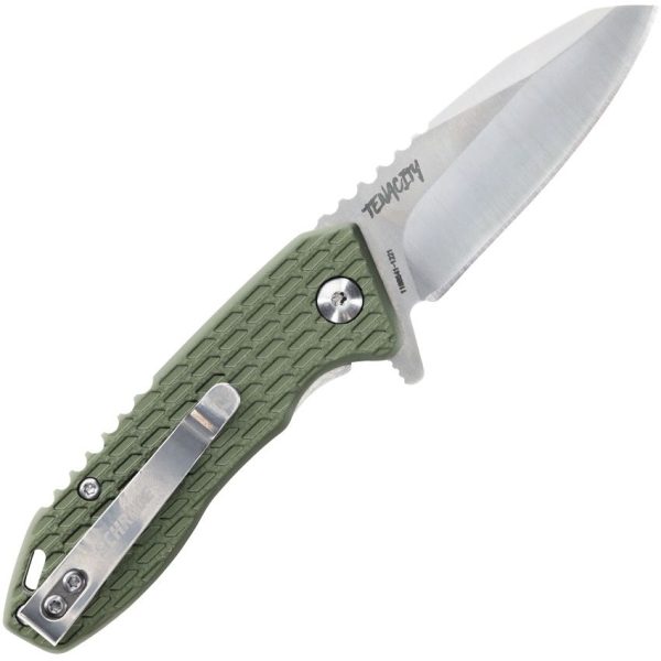 Schrade Tenacity Linerlock Green Folding Knife