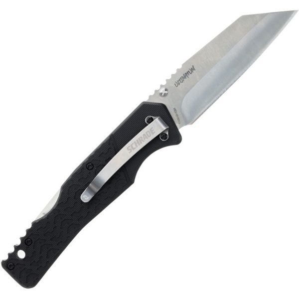 Schrade Ultimatum Lockback Black G10 Knife