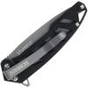 Schrade Ventricle Framelock Black Partially Serrated