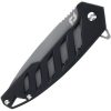 Schrade Ventricle Framelock Black Partially Serrated