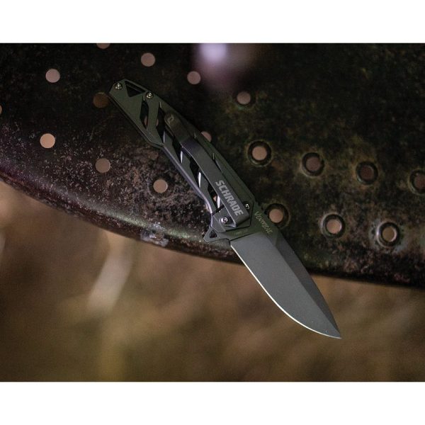 Schrade Ventricle Framelock Gray Handle