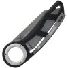 Schrade Torsion Linerlock Finger Ring Black G10
