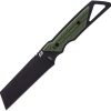 Schrade Outback Cleaver - OD Green Fixed Blade