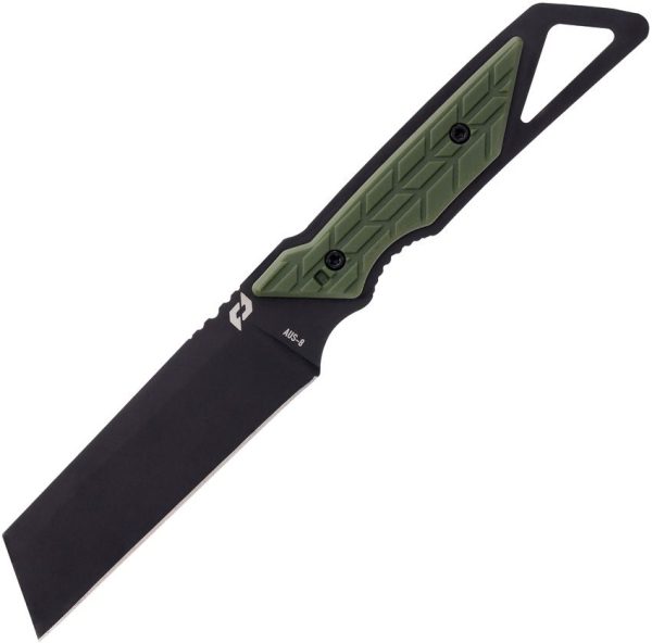 Schrade Outback Cleaver - OD Green Fixed Blade