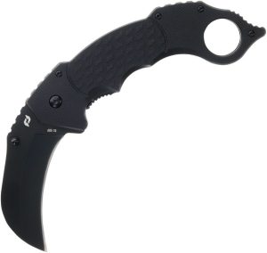 Schrade Boneyard Linerlock Folding Knife 3" Karambit Black G10