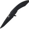 Schrade Landshark Linerlock A/O - Black G10