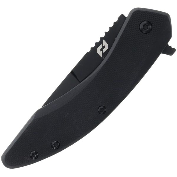 Schrade Landshark Linerlock A/O - Black G10