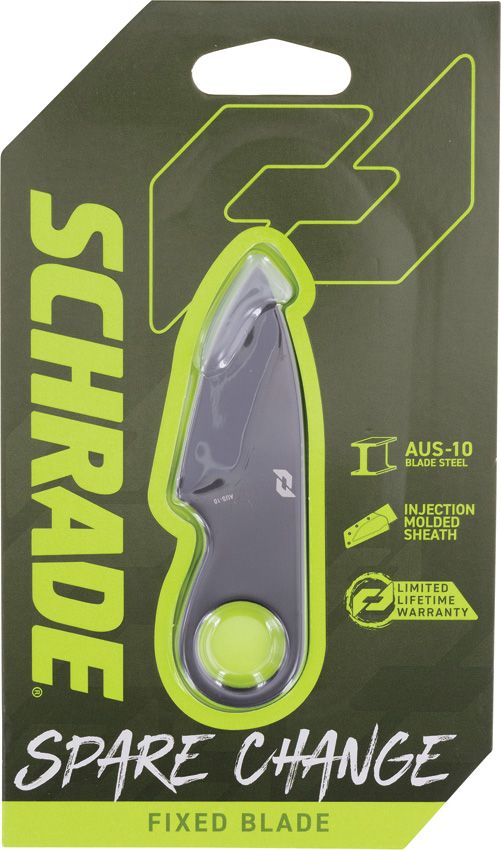 Schrade Spare Change Fixed Blade - Pocket Knife