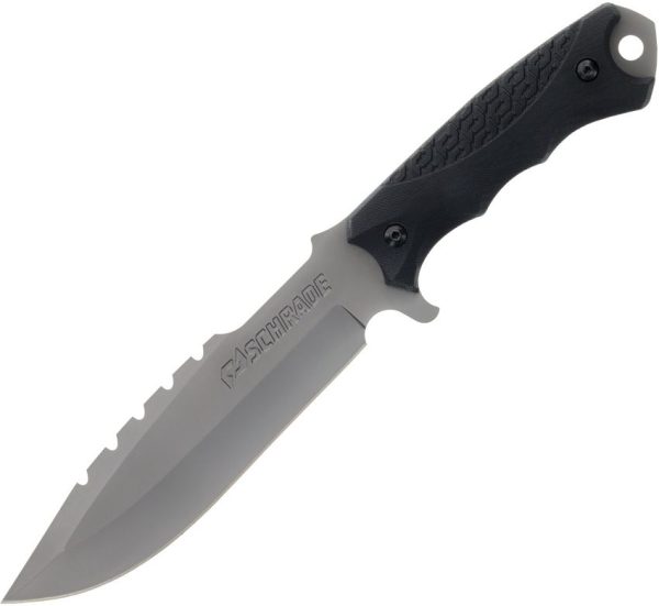 Schrade Extreme Survival Fixed Blade 6.5" AUS-10A Sawback