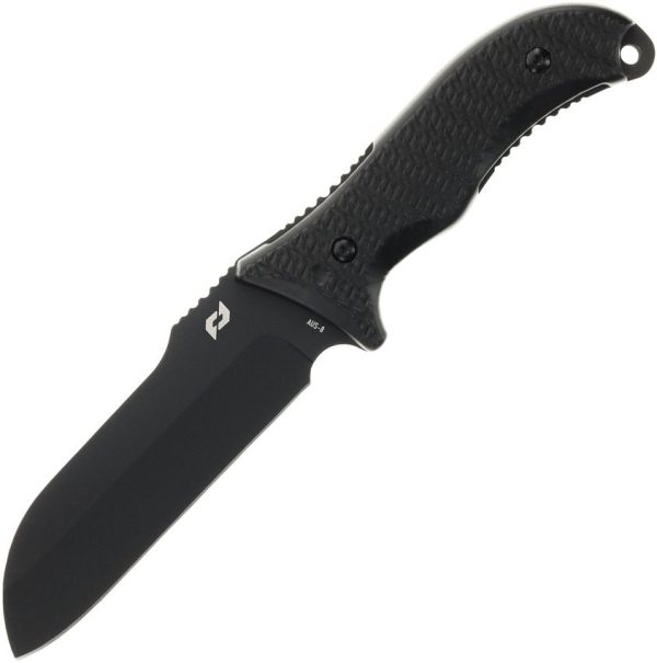 Schrade Bedrock Sheepsfoot Fixed Blade AUS-8 Black 9.5"