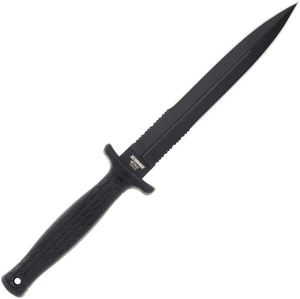 Schrade Needle Magnum Partially Serrated AUS-8