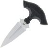 SCH1182518.jpg Schrade Moe Push Dagger Fixed Blade AUS-8 Steel Black