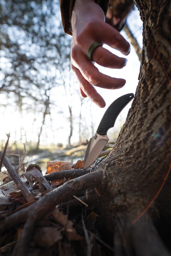 Schrade Adder Fixed Blade AUS-10A Satin