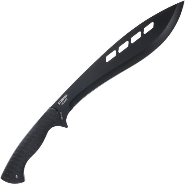 Schrade Decimate Kukri 13" Blade Black Oxide 3Cr13 w/ Sheath