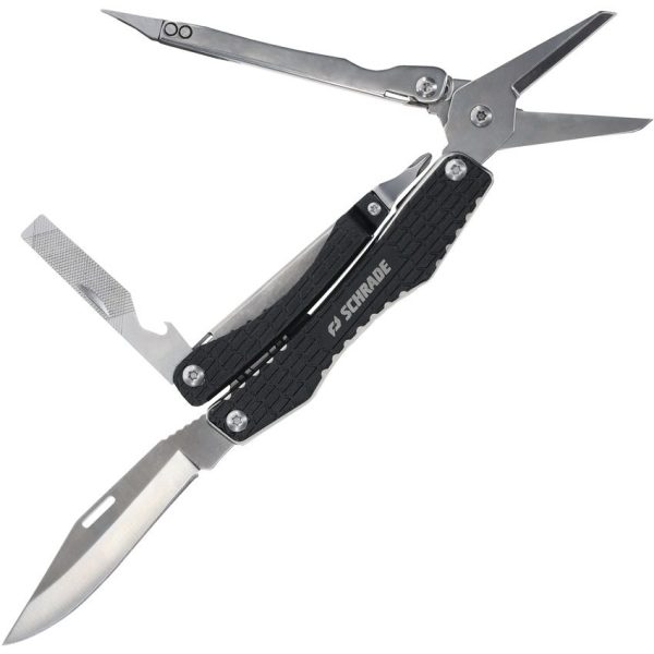 Schrade Clench Multi Tool - Black 9-in-1