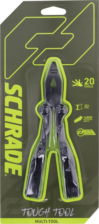 Schrade Tough Tool Multi-Tool - Black Stainless