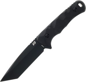 Schrade Regime Fixed Blade Knife 4" AUS-8 Black G10 Tanto