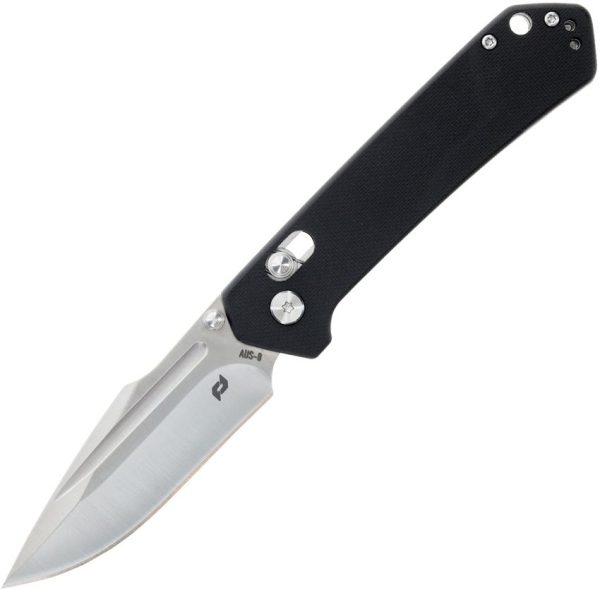Schrade Divergent Pivot Lock Folding Knife AUS-8 Black G10