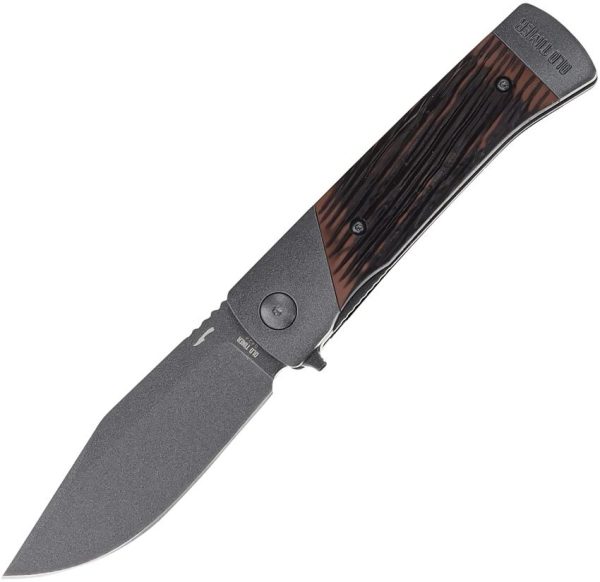 Schrade Frontier Linerlock - Luxewood Handle