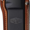 Schrade Frontier Fixed Blade 5" Gray Stainless Steel Brown Luxewood