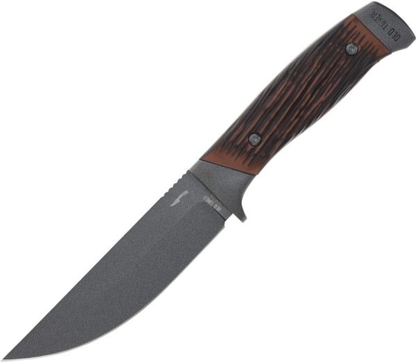 Schrade Frontier Fixed Blade 5" Gray Stainless Full Tang Knife