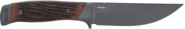 Schrade Frontier Fixed Blade 5" Gray Stainless Full Tang Knife