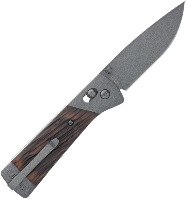 Schrade Frontier Pivot Lock 3" Gray Folding Knife EDC Pocket Clip