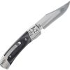 Schrade Smokey Pivot Lock Folding Knife Black Wood 2.75" Blade