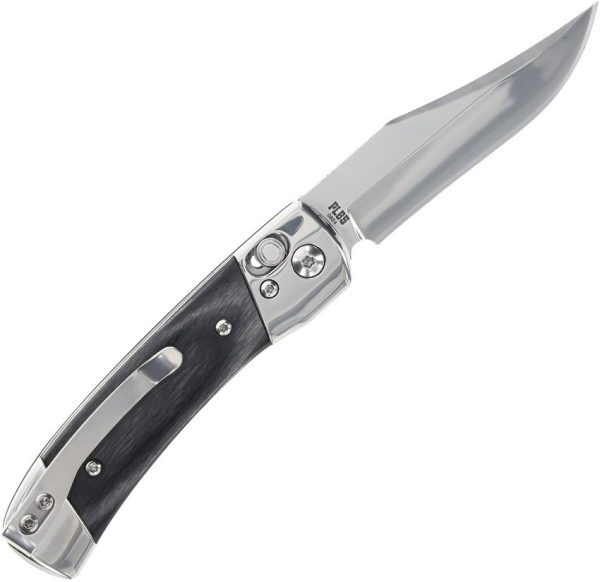 Schrade Smokey Pivot Lock Folding Knife Black Wood 2.75" Blade