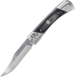 Schrade PLB7 Bear Paw Pivot Lock Folding Knife Black Wood 3.75"