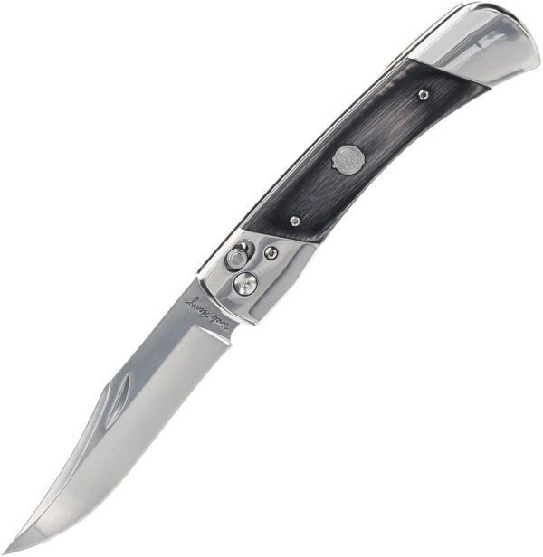 Schrade PLB7 Bear Paw Pivot Lock Folding Knife Black Wood 3.75"