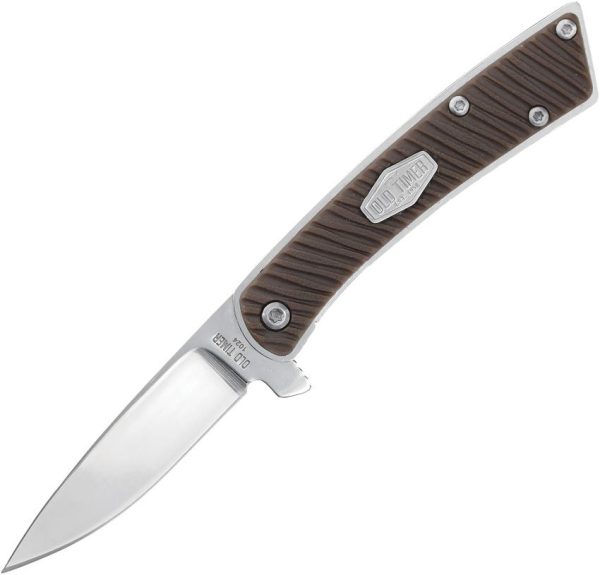 Schrade Slim Linerlock Drop Point - Mirror Finish
