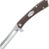 Schrade Slim Linerlock Cleaver - Mirror Finish