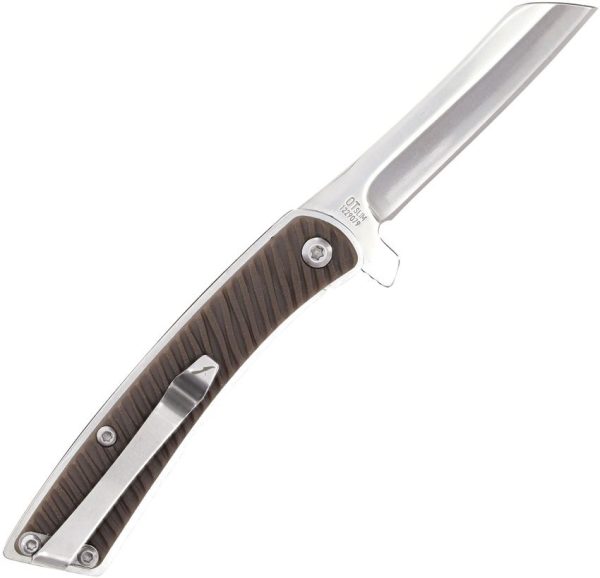 Schrade Slim Linerlock Cleaver - Mirror Finish