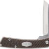 Schrade Slim Linerlock Cleaver - Mirror Finish