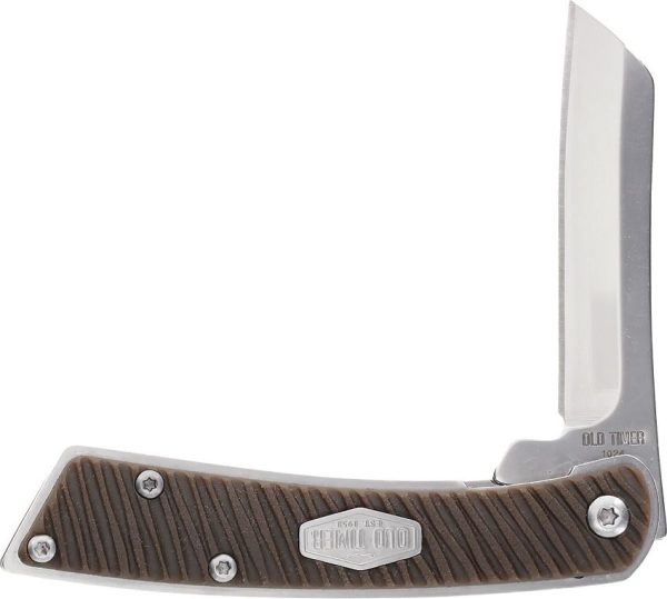 Schrade Slim Linerlock Cleaver - Mirror Finish