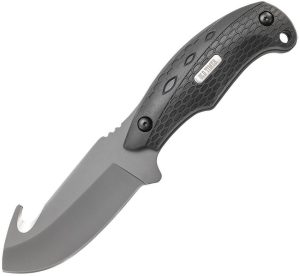 SCH2143OTCP.jpg Schrade Copperhead Guthook Fixed Blade - Gray TiNi
