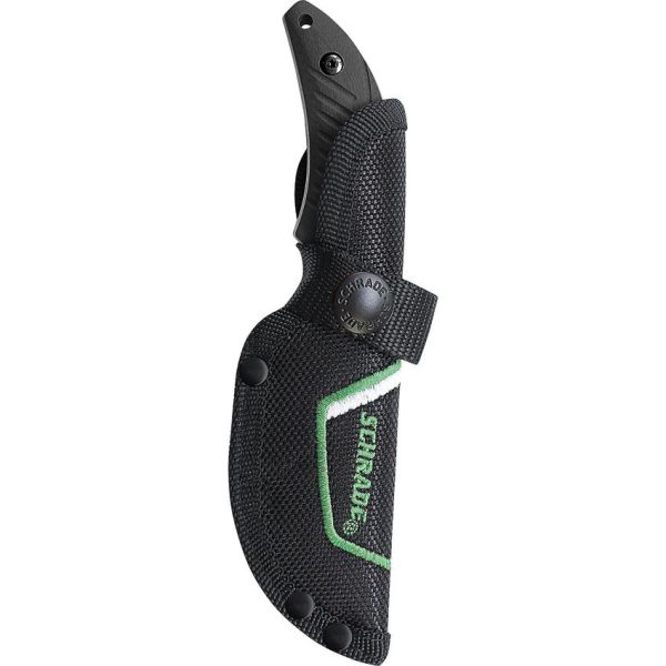 Schrade 6.5 inch Fixed Blade Knife - Black TPR