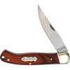 Schrade Uncle Henry Fixed/Folder Set - Brown Wood