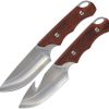 Schrade Uncle Henry Gift Set - Brown Wood & Stone