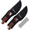 Schrade Uncle Henry Gift Set - Brown Wood & Stone