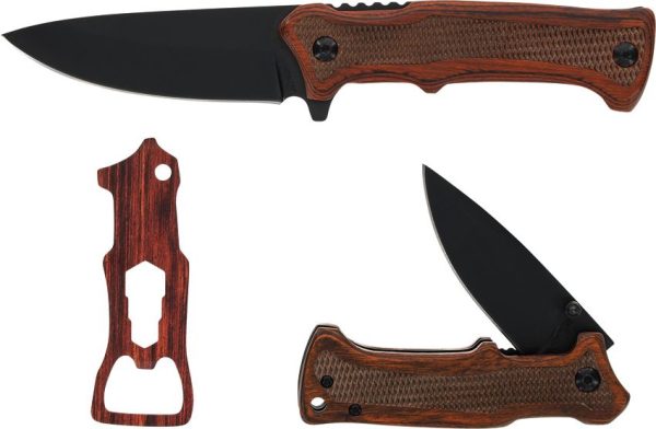 Schrade Uncle Henry Gift Set - Pakkawood Handle