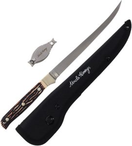 SCHP1200425.jpg Schrade Uncle Henry Fillet Knife & Line Clipper - Staglon