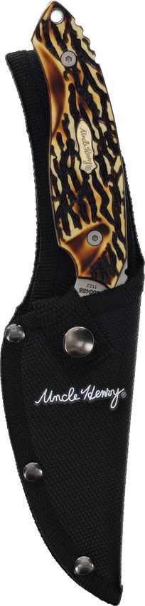 Schrade Uncle Henry Fixed & Folder Combo - Staglon Handle