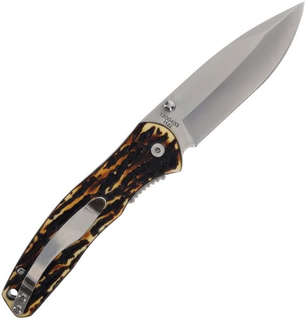Schrade Uncle Henry Fixed & Folder Combo - Staglon Handle