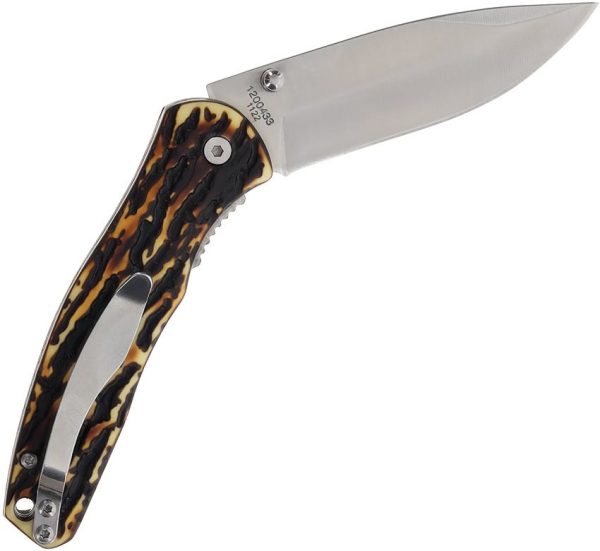 Schrade Uncle Henry Fixed & Folder Combo - Staglon Handle