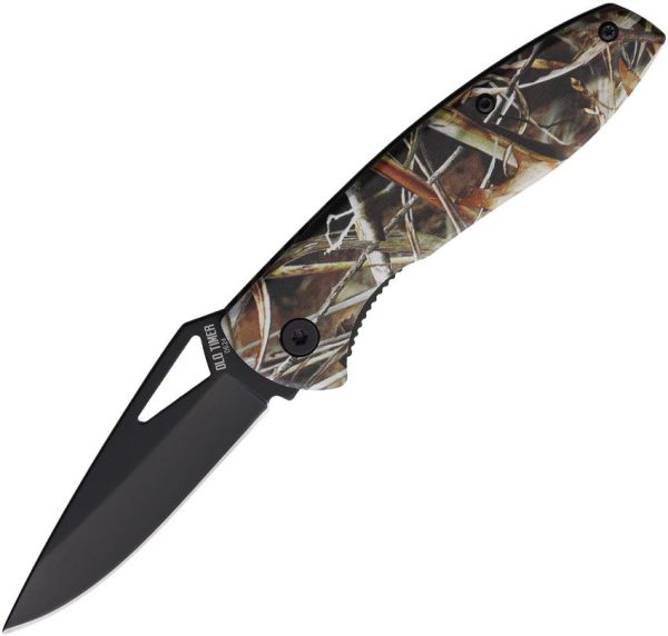 Schrade Old Timer Linerlock Camo Folder