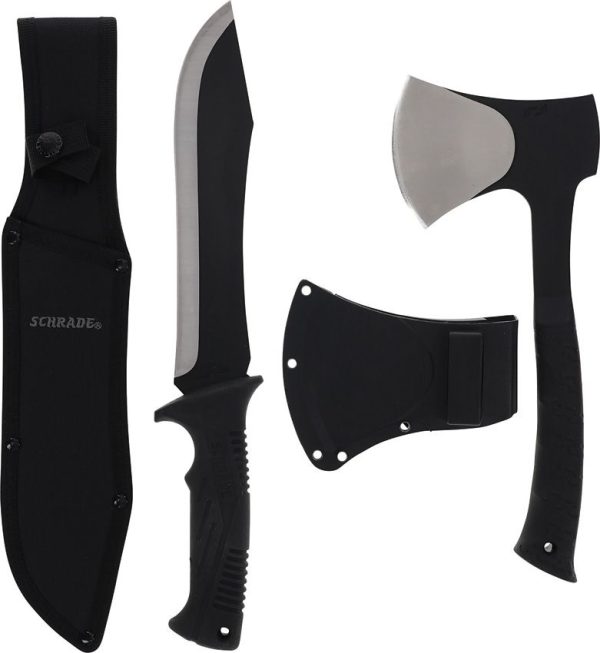 Schrade Machete/Axe Combo Two-Tool Set